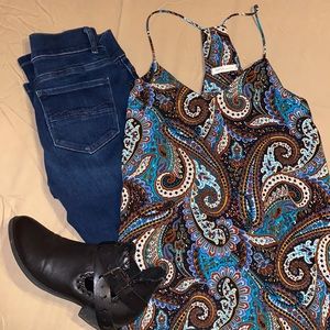 MUST BUNDLE: Paisley tank top